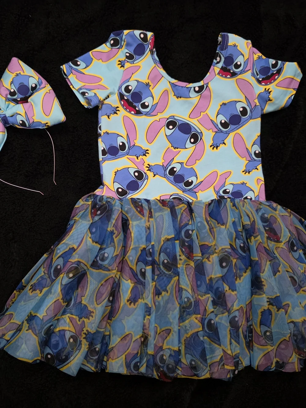 Wild Rich Kids Skirted Leo Tutu With Matching Headband - STITCH PRINT